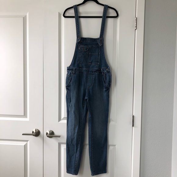 Free People Skinny Overalls - Picture 2 of 4